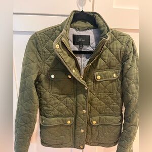 Quilted JCrew Field Jacket